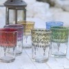 Bunte feierliche Teegläser