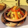 Dessous de plat en osier tressé et cousu main